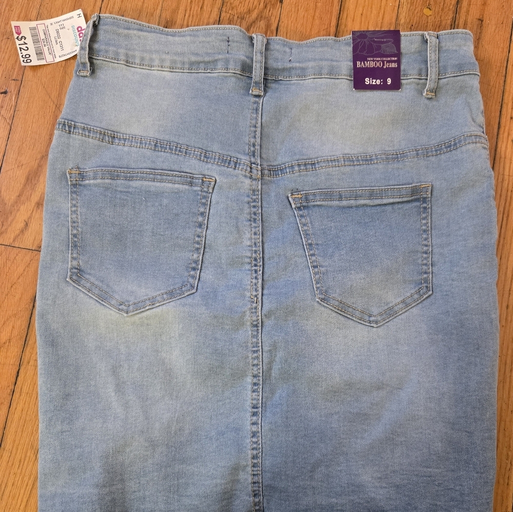 Blue jean skirr